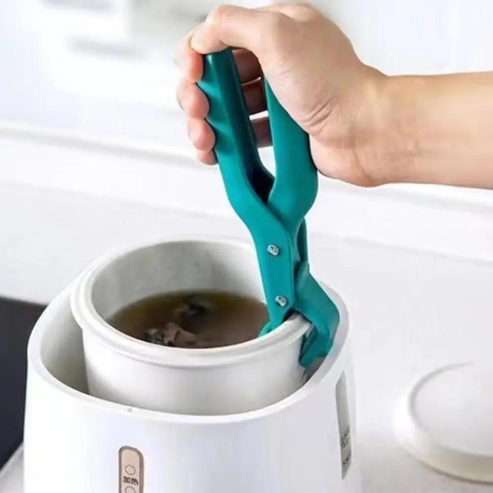 1/2PCS Silicone Anti-scald Clip  Kitchen Anti Scald Plate Bowl Dish Pot Holder Anti-hot Clip Lifter Kitchen Accessories Gadget