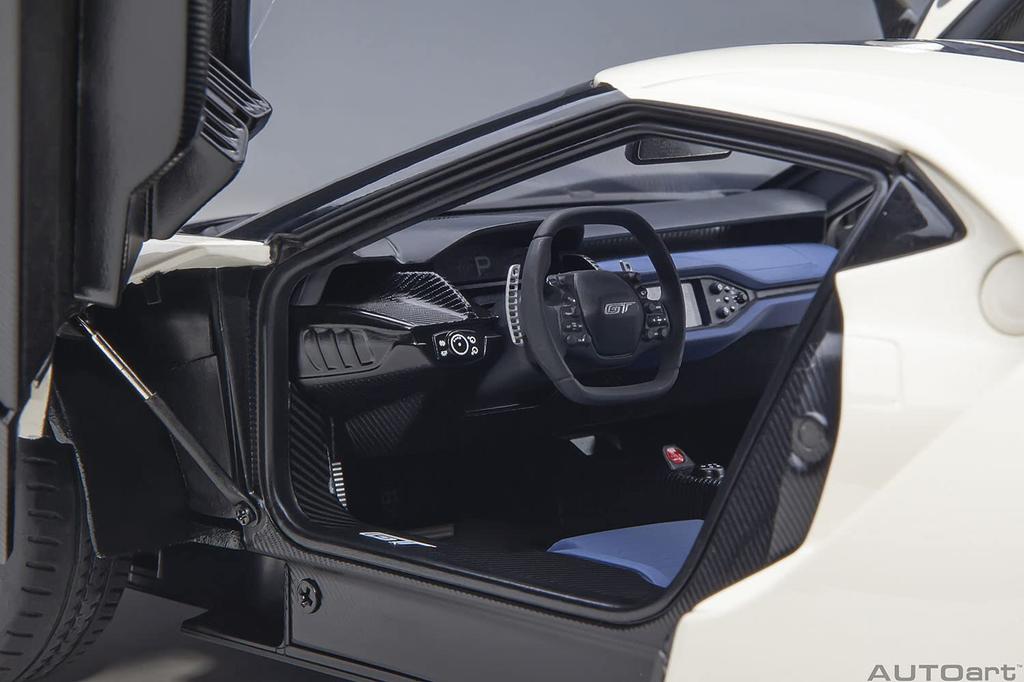 AUTOart Ford GT Prototype Heritage Edition Blue Finished Product 1/18 '64 White/Dark