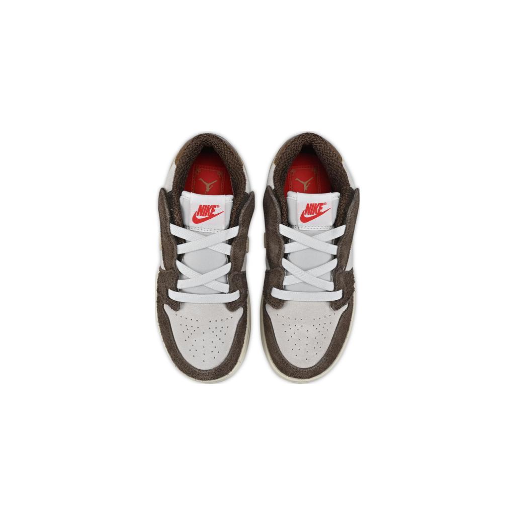 Air Jordan 1 Low ALT PS Year of the Rabbit Kids Sneakers Brown Palomino Metallic-Gold DZ4443-200