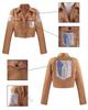 [Excellent Quality] Mikasa Ackerman Cosplay Wig, Wings of Freedom Scout Regiment Cosplay Costume for Adults, School Festivals, Events, and Stage Wear