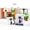 New Cat Tail Handle Mugs Cup Ceramic Coffee Tea Milk Drinkware with Spoon Cover Three in One Lovely Mug Gift