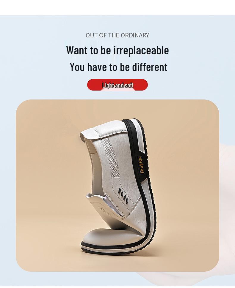 2023 Summer Men's Breathable Leather Casual Shoes - Outdoor Style