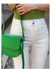 Women's White High-Waisted Micro-Flare Jeans - 2025 Spring Slimming Versatile Horseshoe Pants