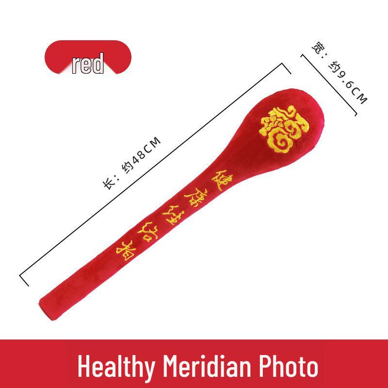 Eight Meridians Acupoint Wood Tapping Massage Stick for Neck, Waist, and Back.