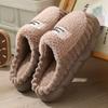 Thick-soled Cotton Slippers Men's Home Winter Indoor Non-slip Thick-soled Wool Slippers Men's Large Size