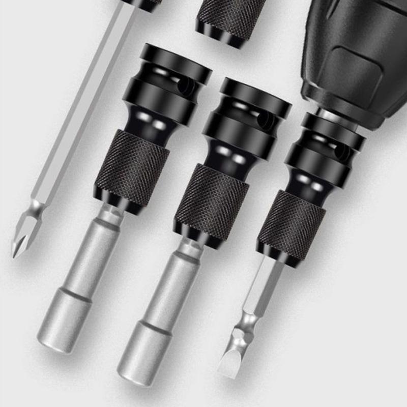 Multifunctional Universal Adapter Set for Hexagonal Bit Crafted from Chrome Vanadiums Steel Ideal for Hand Tool Kit