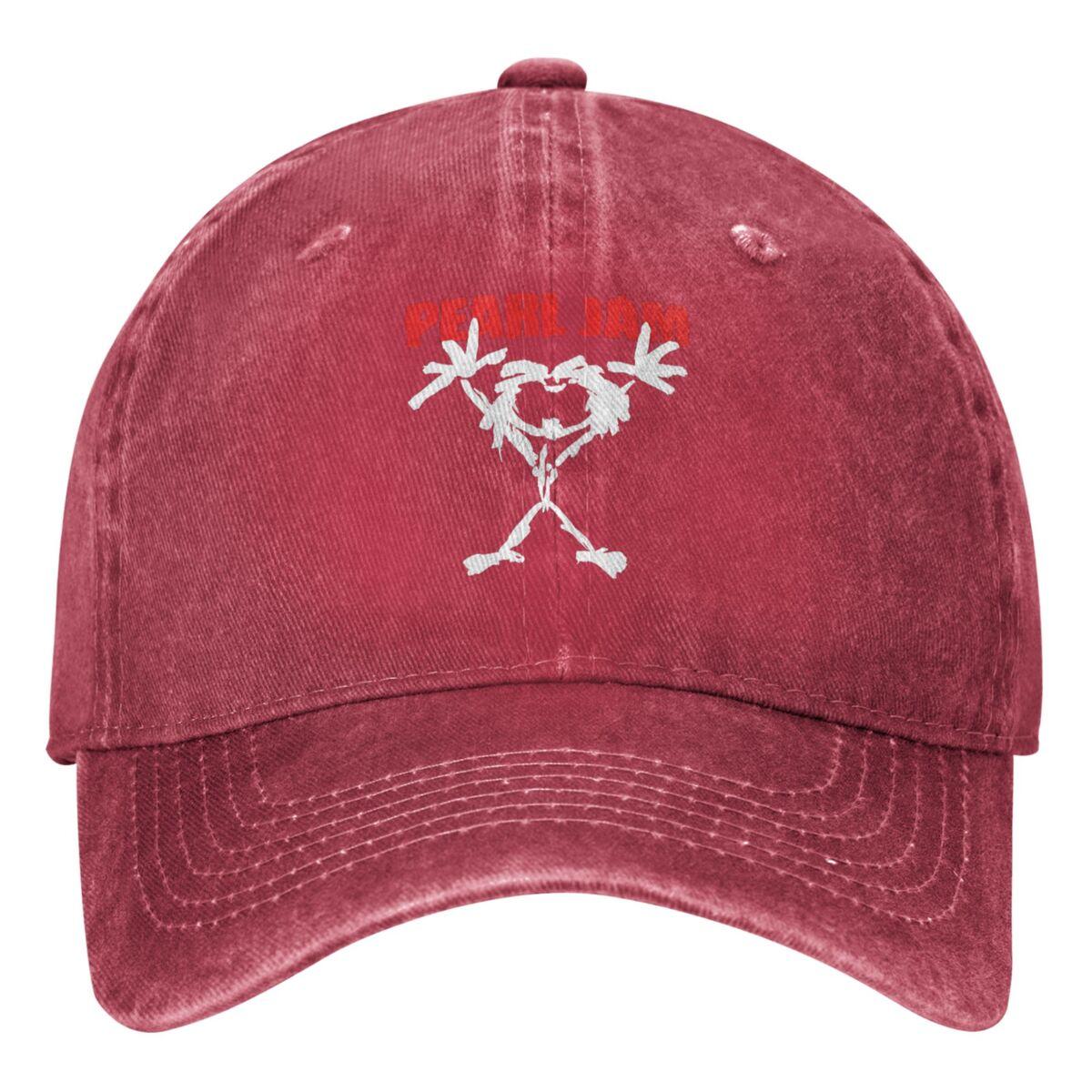 

Alive Pearls Jams Baseball Cap American Rock Band Unisex Adult Sun Visors Trucker Dad Hat Summer Casual Outdoor Sport Snapback Cap One Size