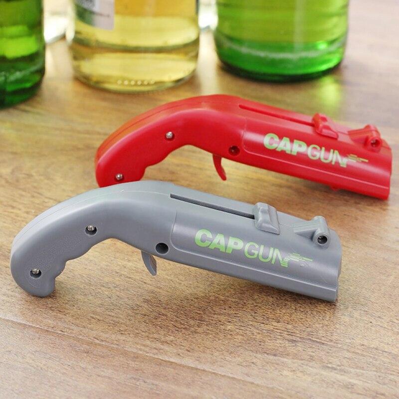 1PC Bottle Opener Launch Spring Cap Portable Drink Bottle Opener Kitchen Party Supplies Bar Drinking Tools Kitchen Accessories