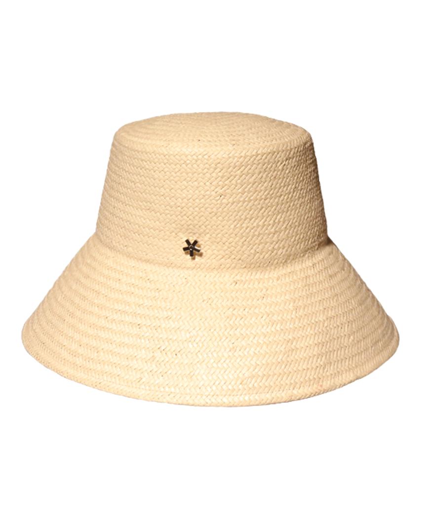Elkebeullum Agave Wide Beige Bucket Hat