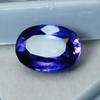 Loose Gemstone 7.35 Ct Natural Purple Tanzanite Oval Cut For Earrings