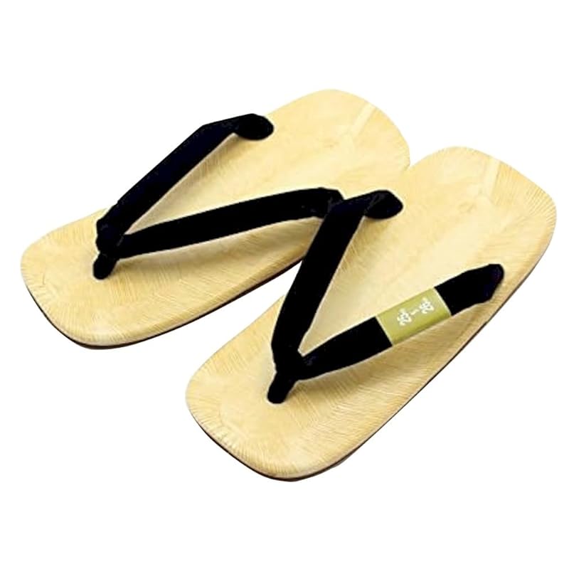 

[Asakusa] [Made in Japan] Luxury skin sole leather soled sandals black thong (Not only kimonos and yukatas, but also jeans. Gentlemen. men s man)