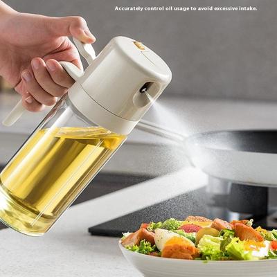 550Ml Oil Sprayer Bottle Bbq Cooking 2 In 1 Oil Dispenser Olive Oil Pourers Sprayer Kitchen Baking Oil Mister Vinegar Bottle