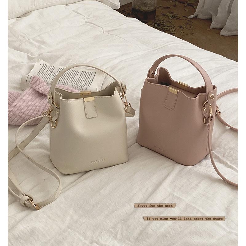 Fashionable Hand-held Small Bag, Simple Bucket Bag, Versatile Single-shoulder Crossbody Bag