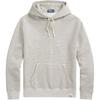Polo Solid Color Hooded Pullover Long Sleeve Sweatshirt Men Sweatshirts Light-Gray 710900875-002