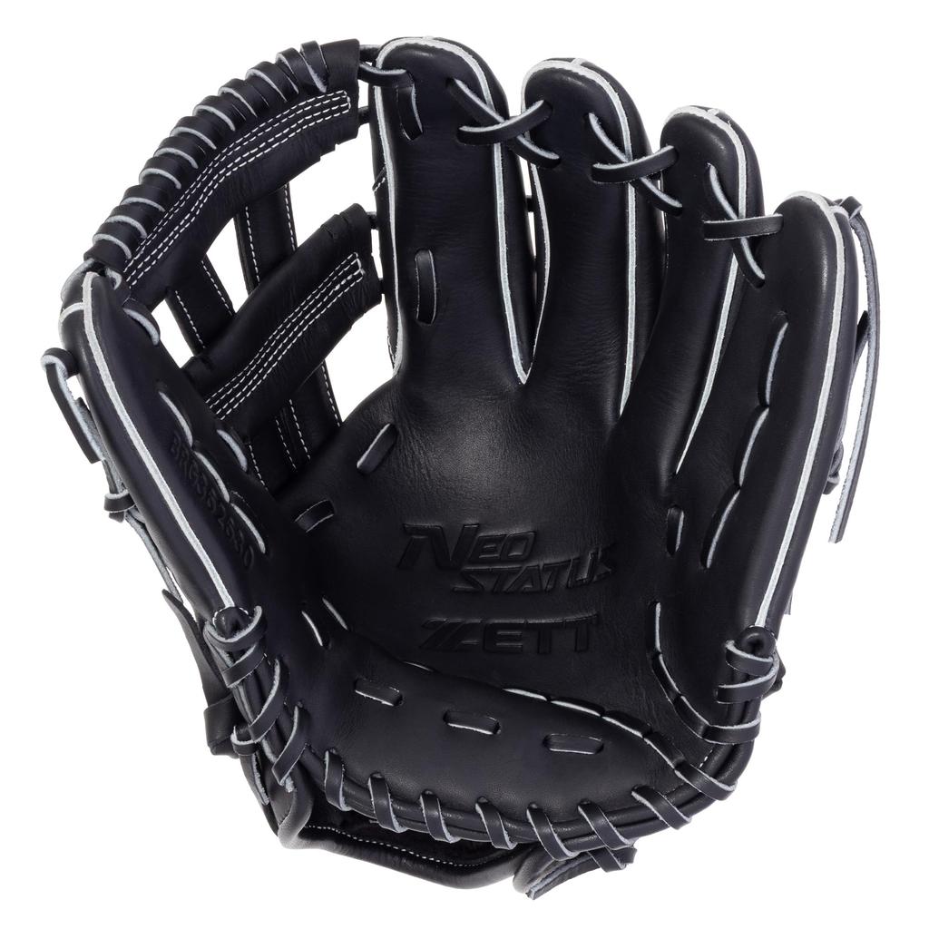 ZETT Neo Status Soft Baseball Kenta Imamiya Player Size 5 Glove, Type, All-Around, Right-Handed Throw, Black, (BRG362630)