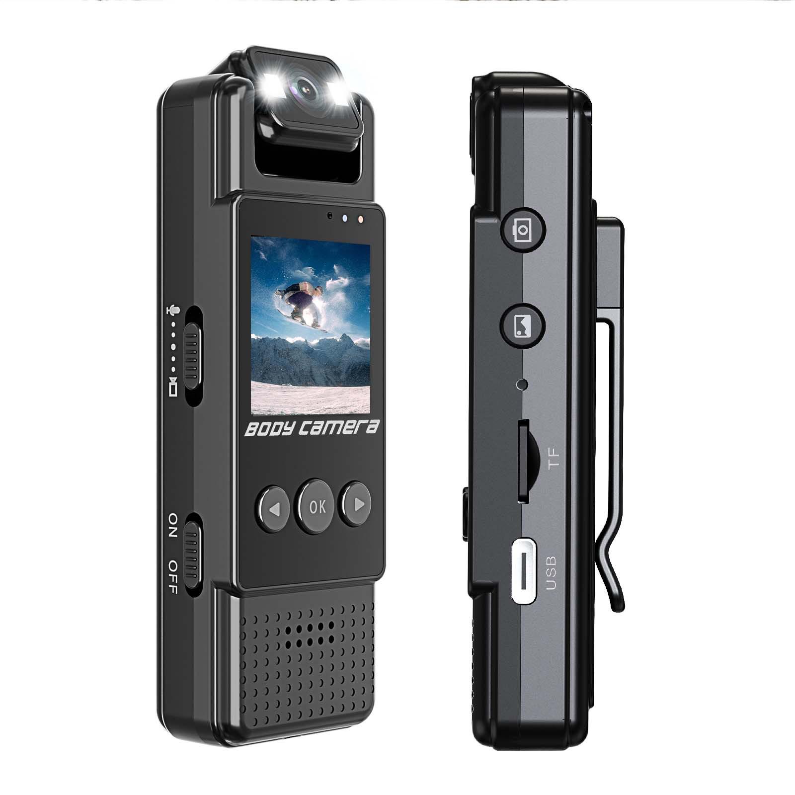 

HD WiFi Action Camcorder: Screen, Cycling, Law Enforcement, Voice Recording.