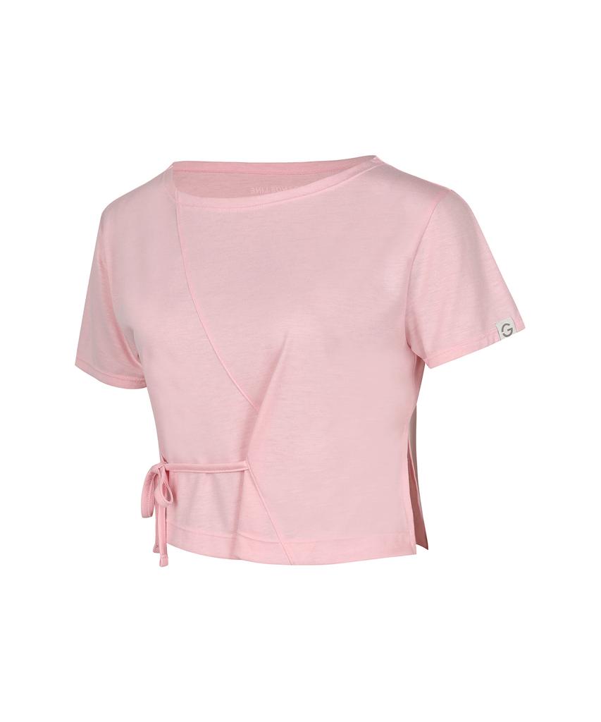 GRANDE LINE Tie-Up Ribbon Short Sleeve_6 Colors