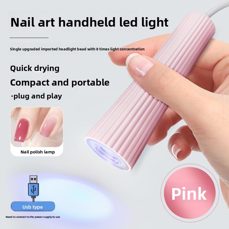 Tragbare und schnelltrocknende Nailart-Einlinienlampe, Tragbare Nagelhärtungs-Lichttherapie-Backlampe, Mini-Beleuchtungslampe, Schnelltrocknende Lampe