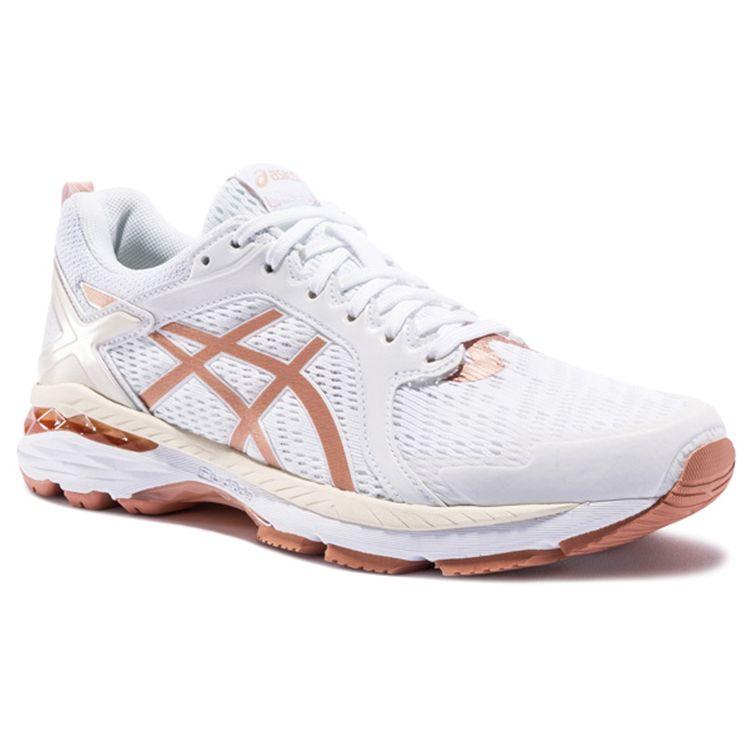 Asics GT-Motor Fabric Synthetic Leather Comfortable Low-Top Running Shoes Women sneaker White Platinum 1012A808-100