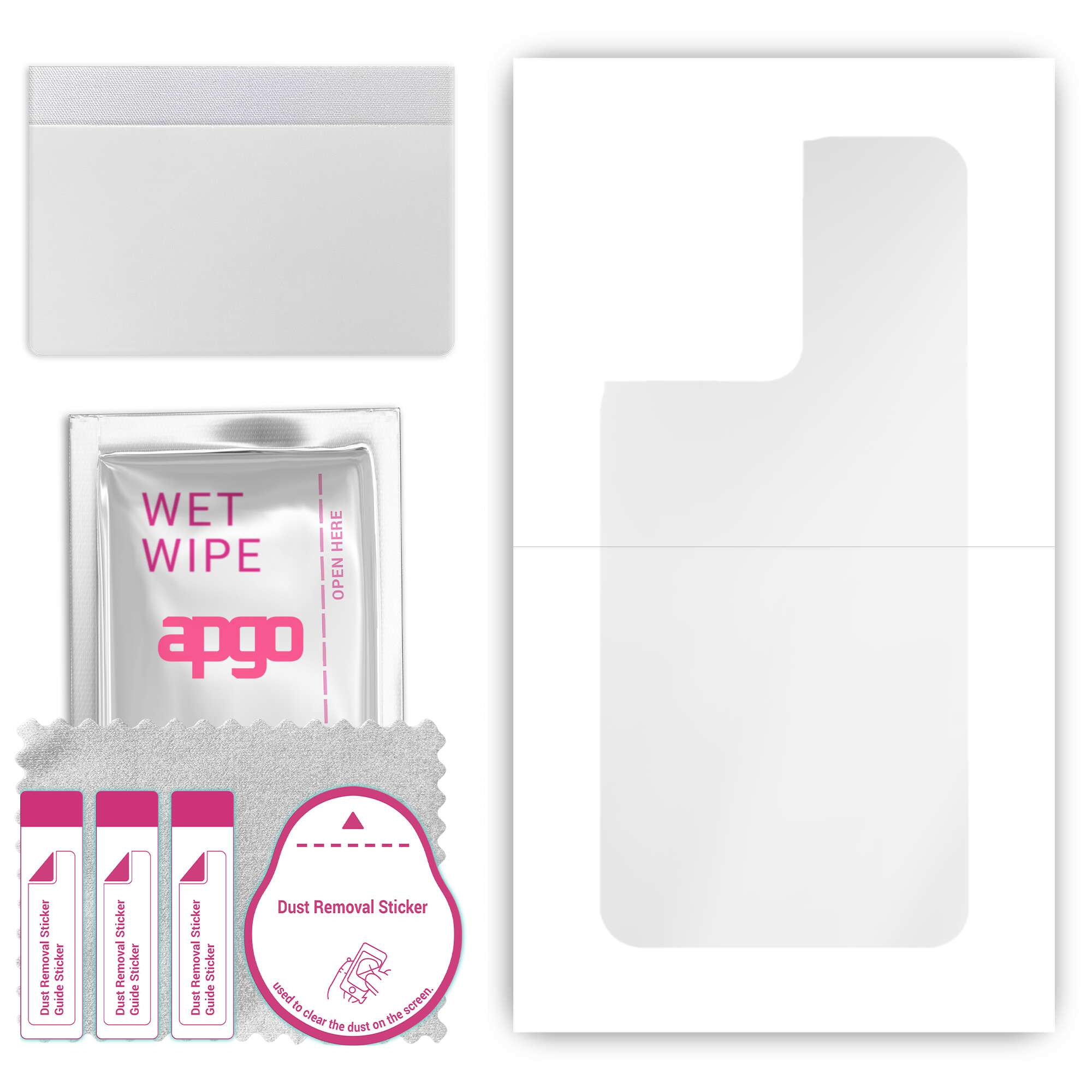 

apgo Ultra Clear Protective Skin Sticker для задньої панелі, сумісної з Oppo Reno8 5G, Wrap Film, Hydrogel Film, гнучкий, м’який ТПУ з позиціонуванням