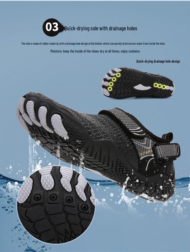 Children's Quick-Dry Five-Finger Beach & Water Adventure Shoes