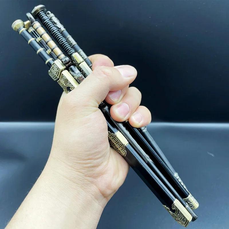 Fake Sword Miniatures Retro Mini Katana Knives Metal Prop Chinese Decoration Home Bedroom Living Room Ornaments Accessories