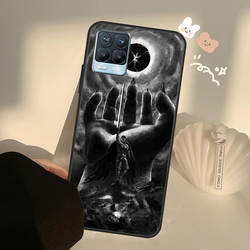 Berserk Guts Anime Per OnePlus 10 Pro 9 Pro 8T Nord2 9R Custodia Per Realme GT 2 Pro 7 8 GT Neo2 9i 8i C21 Coque