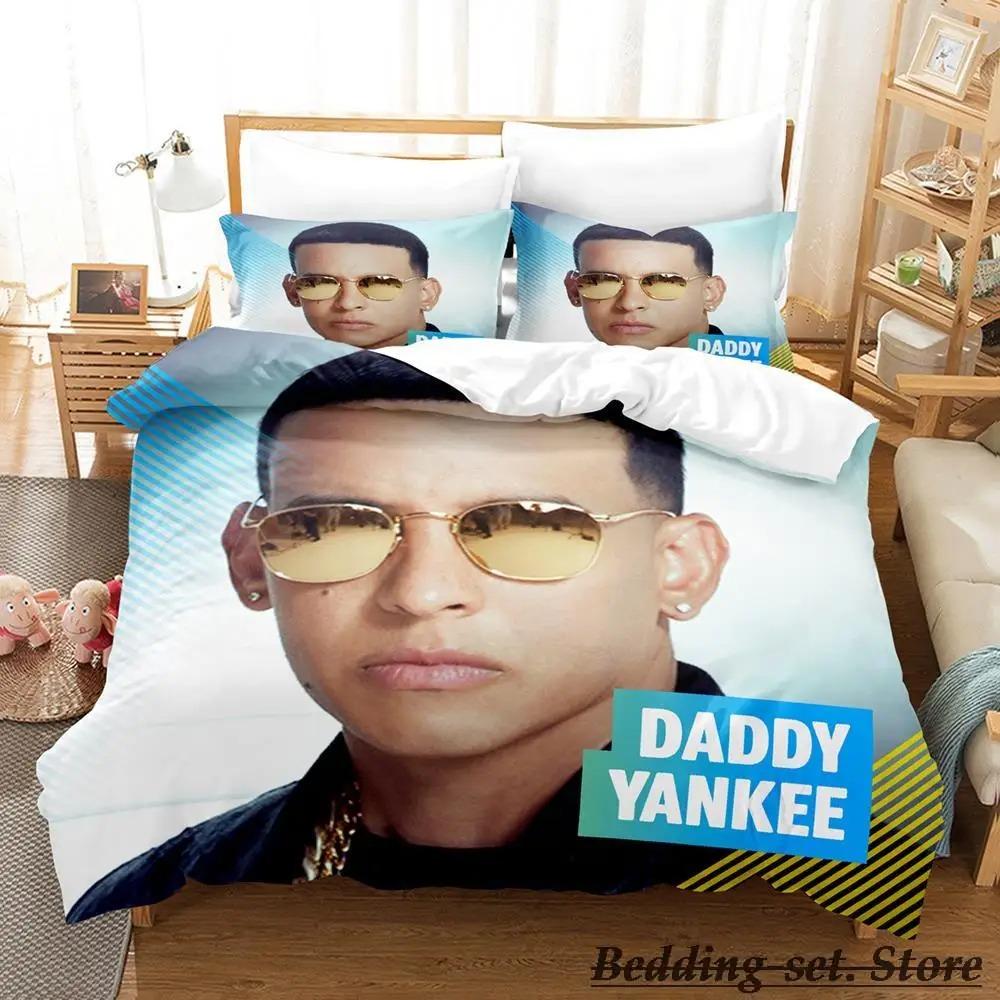 Daddy Yankee Bedding Set Single Twin Full Queen King Size Bed Set Aldult Kid Bedroom Duvetcover Sets Anime parure de lit Bed