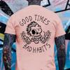 2024 Summer Men's Weird T Shirts Comfortable Hipster High-end Trendy Element T Shirts Polyester Popular Short Sleeve Personality