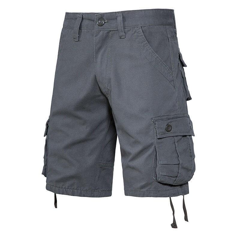 Men's Summer Cotton Shorts Shorts Casual Pants Loose Breeches Men's Fashion Casual Shorts
