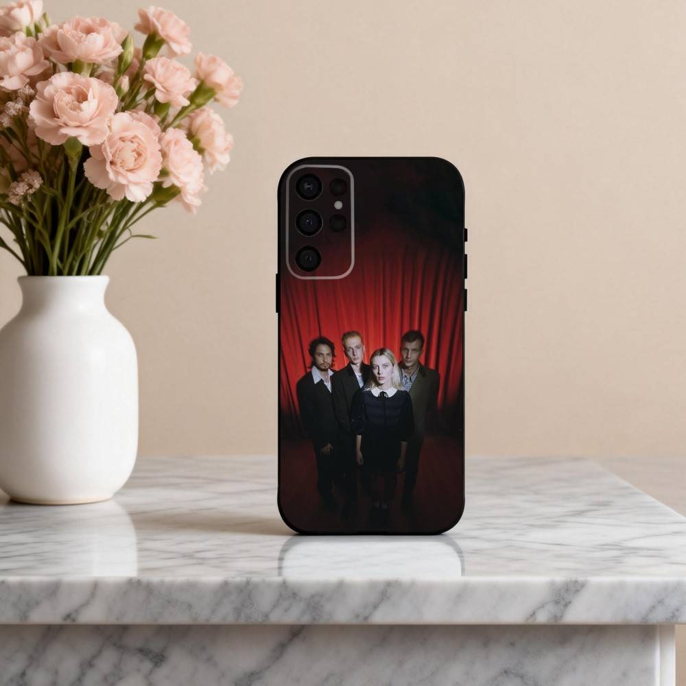 

Alternative W-Wolf Alice Band Phone Case For Samsung S25,24,23,22,30,21,10,9,Ultra,Plus,Lite,FE,4,5 G Soft Black Case Samsung S24ULTRA