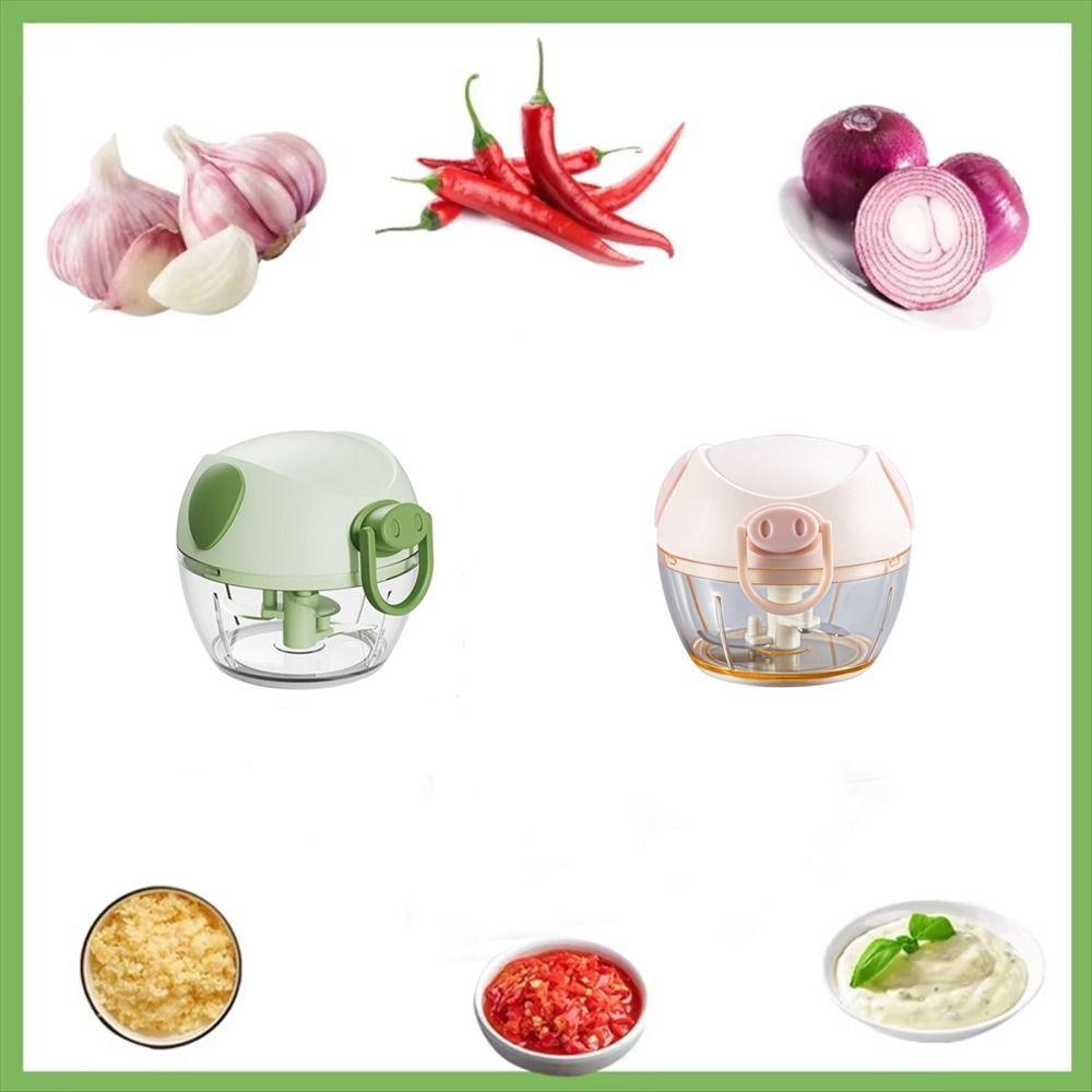 Portable Garlic Chopper 170ML Vegetable Chopper  Kitchen Cooking Tool Accessories