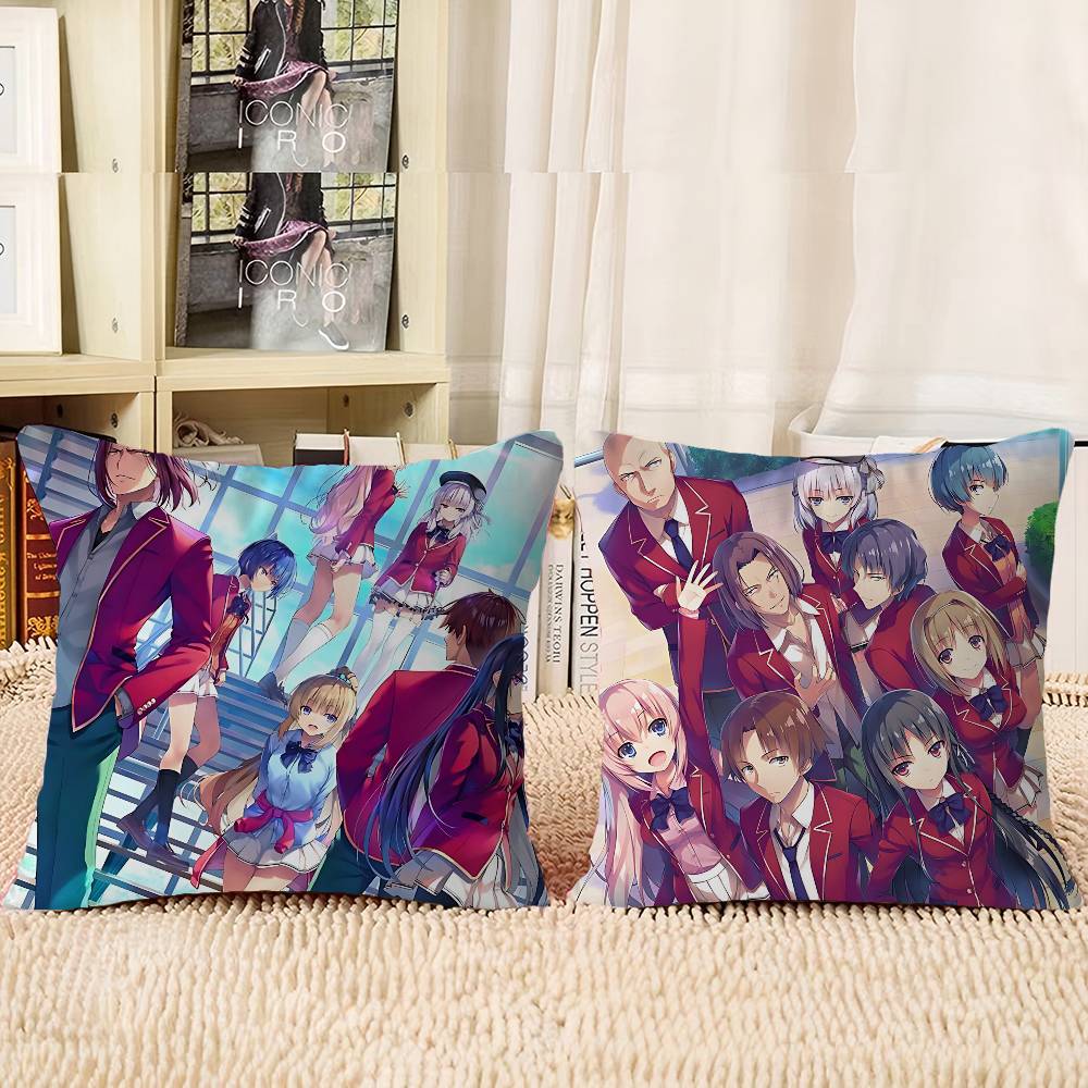 Anime Classroom Of The Elite Pillow Gift Home Office Decoration Pillow Bedroom Sofa Car Cushion CoverPillow Case