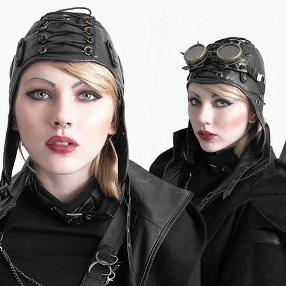 Leather Aviator Hat Leather Helmet 
