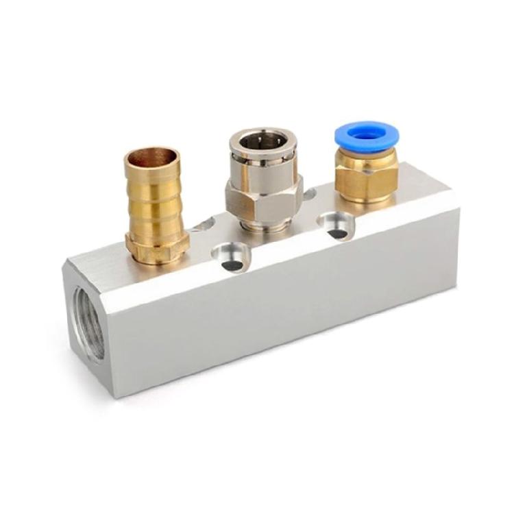 Pneumatics Manifolds Air Distributions Block for Easy Installation Maintenance
