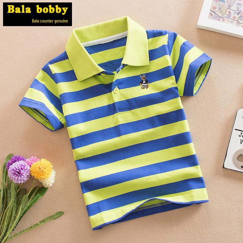 Korean Style Polo Shirt: Short-Sleeved, Pure Cotton, Unisex for Men, Women & Kids