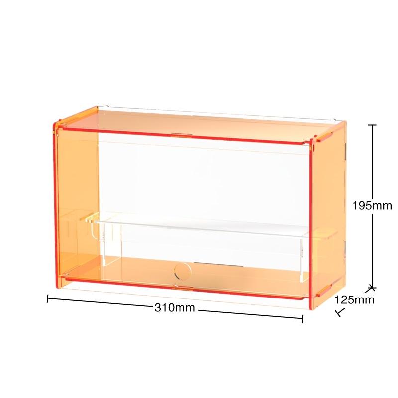 

Clear Acrylic Perfume Stand Ladder-Shaped Cosmetics Rack Action Figure Dustproof Display Box Multi-Layer Desktop Storage Box