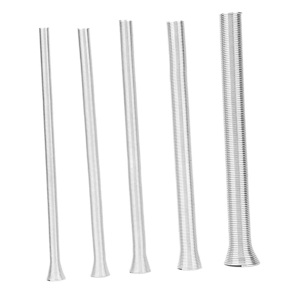 5 Stück 21cm Super Elastischer Stahlfeder Rohrbieger PVC Elektrokabel Biegepfeife
