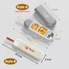 SW Mini Portable Pill Case 3 Grids Small Pills Box Travel Daily Medicine Container Vitamin Fish Oils Pill Packaging Storage Box