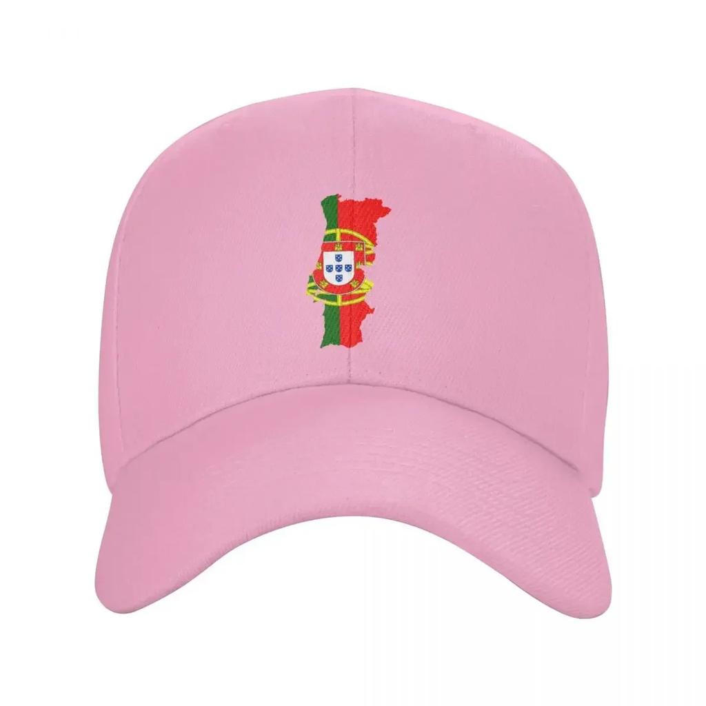 Personalized Portugal Map Flag Baseball Cap Women Men Breathable Dad Hat Outdoor Snapback Hats