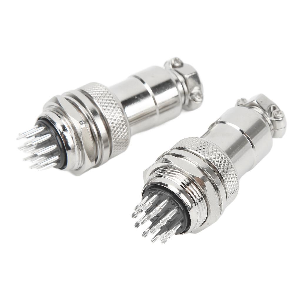 2 Stück Luftfahrtstecker Buchse Verbinder 14 Pin Stecker Buchse Luftfahrtstecker Buchse für Mechanisch