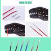 290PCS Car Wire Terminal Pin Connectors 1/1.5/1.8/2.2/2.8/3.5mm Connector Pins Terminal Auto Electric Male Female Crimp Pins