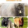 4Pcs Copper Cow Sheep Bells - Loud Metal Grazing Bells for Livestock Pets and DIY Crafts