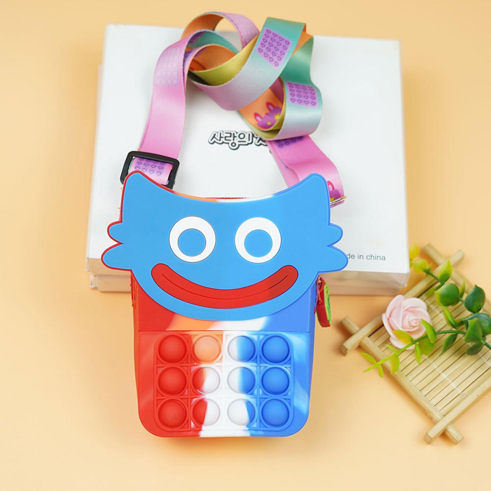 

Кошелек для монет с нажимной игрушкой, игрушки для снятия стресса с пузырьковой игрушкой для взрослых и детей A