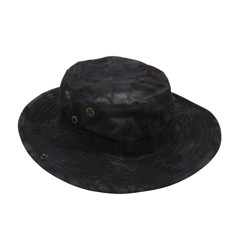 Tactics Camouflage Boonie Cap Balaclava Hat Suit Foldable Soft Outdoor Hunting Fishing Wide Brimmed Sunscreen Caps