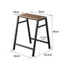 Yamazaki Jitsugyo [Completed Product] Stool H45 Black W36 x D36.3 x H45cm Tower Stackable Chair No Assembly Required 1470