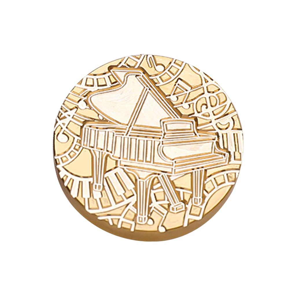 Wax Seal Stamp Head Music Themed Sealing Wax Stamp Head Scrapbooking Stamps Head for Scrapbooking Envelope Invitations