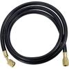 R410A AC Refrigerant Charging Hoses, 59“ HVAC Charging Hose with 1/4’’ SAE Female Flare, 800PSI Working Pressure for R410A R22 R134A R12 R502