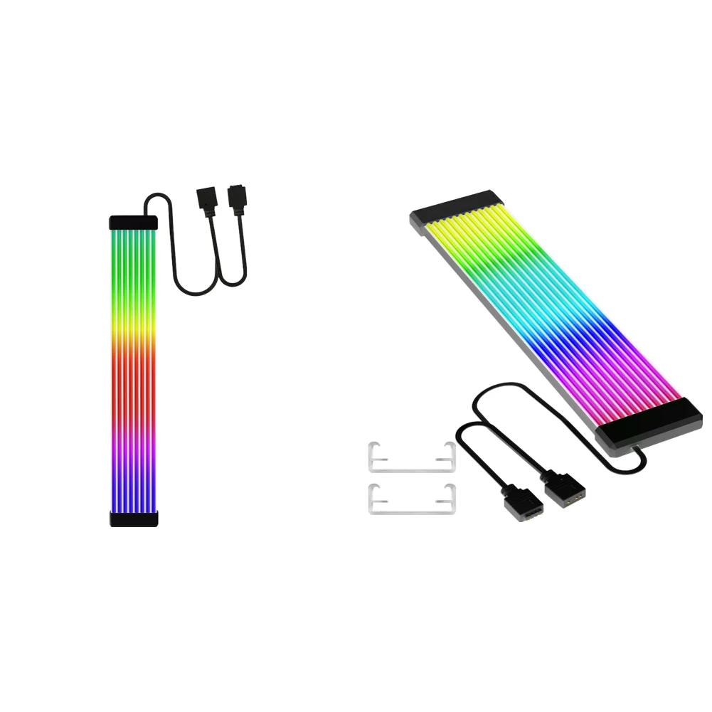 5V ARGB LED Light Strip 8/24PIN Motherboard Power Extension Cable Aura Sync Flexible for DIY Desktop Computer Lamp Strip Decor