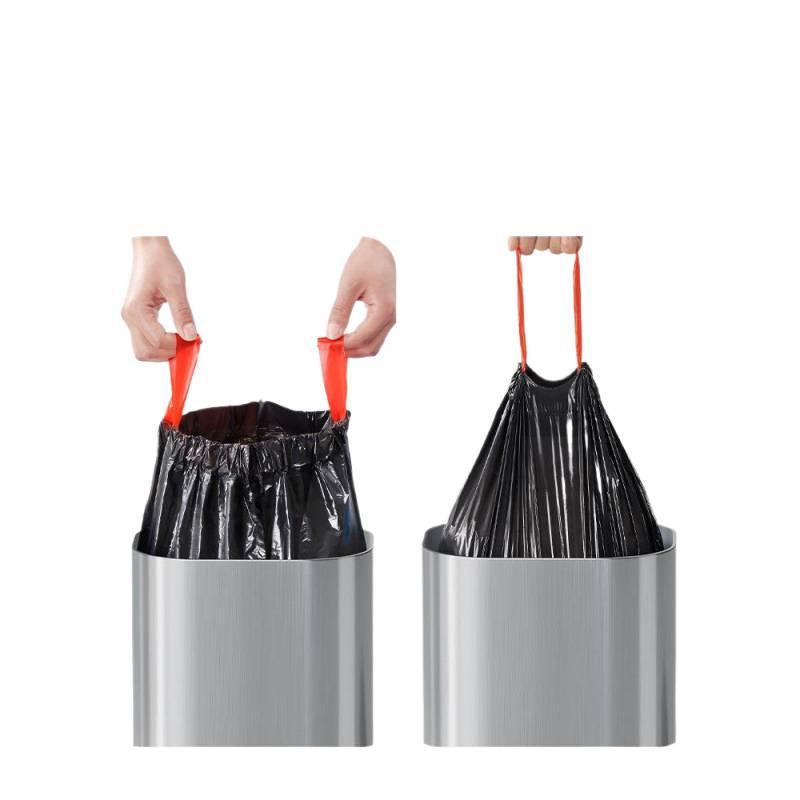 Extra Thick Black Drawstring Trash Bags - Large Kitchen Household Value Pack